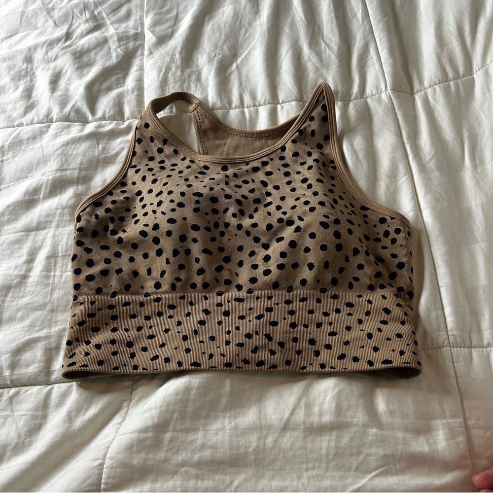 Cheetah sports bra